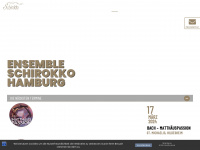 ensemble-schirokko.de Webseite Vorschau