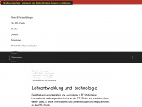 let.ethz.ch Webseite Vorschau