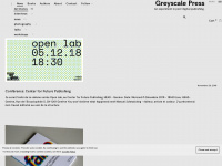 greyscalepress.com Webseite Vorschau