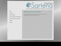 sartena.eu Webseite Vorschau