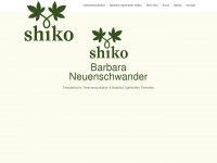 shiko.ch Webseite Vorschau