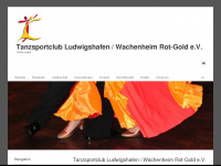 tanzsportclub-ludwigshafen.de Webseite Vorschau