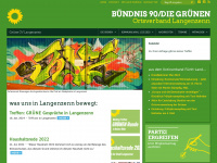 gruene-langenzenn.de Webseite Vorschau