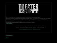 theaterbrett.at Webseite Vorschau