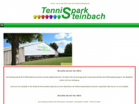 tennisparksteinbach.de Webseite Vorschau