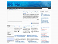horizons-dz.com Webseite Vorschau