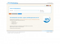 izi-datenbank.de Webseite Vorschau