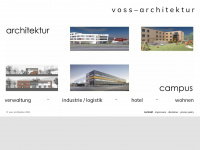 voss-architektur.de Webseite Vorschau