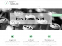 wortartistin.de Webseite Vorschau