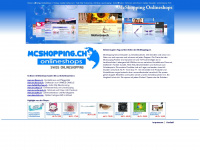 mcshopping.ch Webseite Vorschau