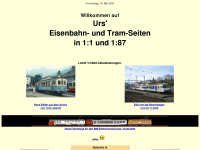 wittigbahn.ch Webseite Vorschau