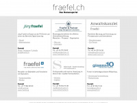 fraefel.ch Webseite Vorschau