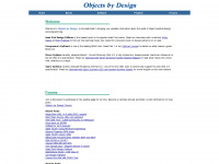 objectsbydesign.com Webseite Vorschau