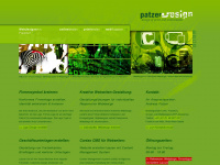 patzerdesign.net Webseite Vorschau