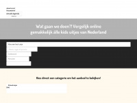 wegmetdekids.nl Webseite Vorschau