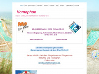 homophon.de Webseite Vorschau