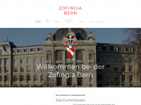 zofingia-bern.ch Webseite Vorschau
