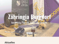 zaehringia.ch Webseite Vorschau