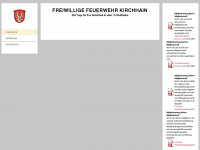 feuerwehr-kirchhain.de Webseite Vorschau
