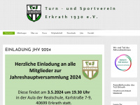 tus-erkrath.info Webseite Vorschau
