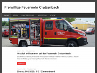 feuerwehr-cratzenbach.de Webseite Vorschau