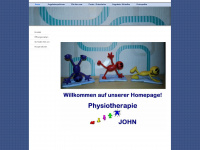 john-physiotherapie.de Webseite Vorschau