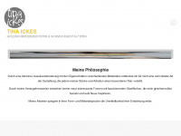 tina-ickes.de Webseite Vorschau