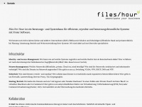 filesperhour.de Webseite Vorschau