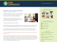 corncommentary.com Webseite Vorschau