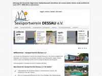 seesport-dessau.de Webseite Vorschau