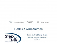 step-and-talk.de Webseite Vorschau