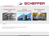 scheffer-holding.de Webseite Vorschau