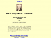 arthur-schopenhauer-studienkreis.de Webseite Vorschau