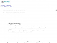 riemann-werkzeugbau.de Webseite Vorschau