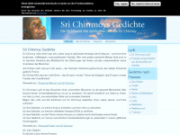 sri-chinmoy-gedichte.net Webseite Vorschau