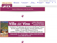 villa-del-vino.de Webseite Vorschau