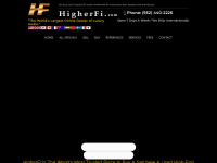 higherfi.com Webseite Vorschau