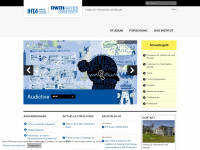 akustik.rwth-aachen.de Webseite Vorschau