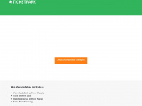 ticketpark.ch Webseite Vorschau