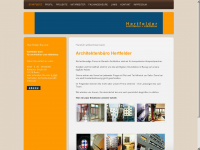 hertfelder-architekturbuero.de Webseite Vorschau