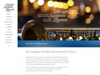 leipziger-saxophon-quartett.de Webseite Vorschau