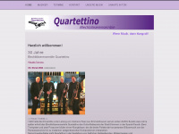 quartettino.eu Webseite Vorschau