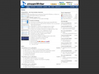 streamwriter.org Webseite Vorschau