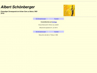 albertschoenberger.com Webseite Vorschau