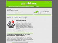 graphicore.de Webseite Vorschau