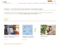 kiebitz.ch Webseite Vorschau
