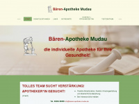 baeren-apotheke-mudau.de Webseite Vorschau