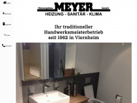 meyer-heizungsbau.de Webseite Vorschau