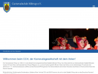 carnevalsclub-hiltrup.de Webseite Vorschau