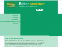 reiter-spektrum-saar.de Webseite Vorschau